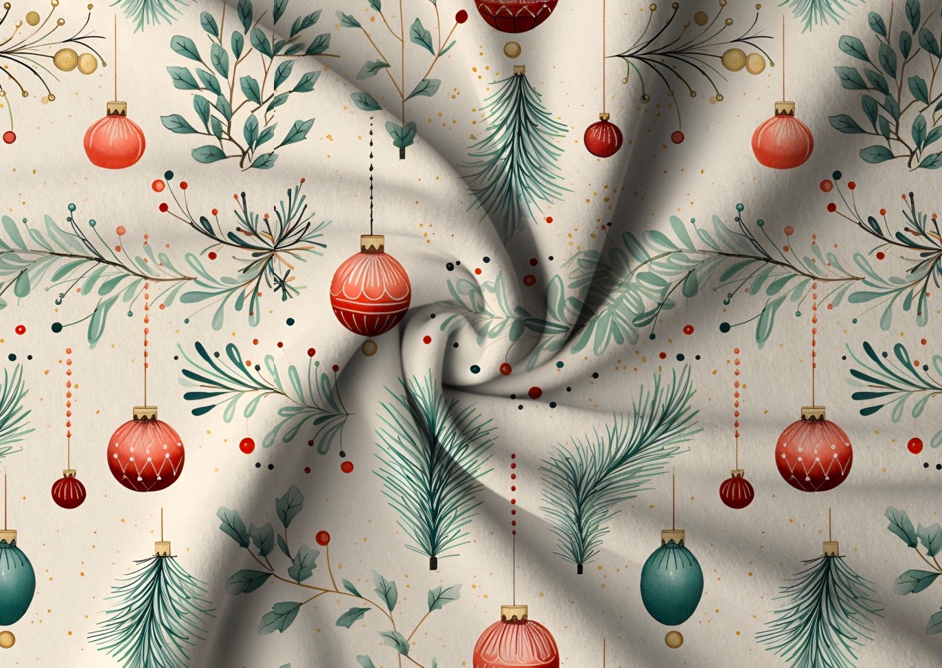 Beige, Weihnachtskugeln Wintervorbestellung